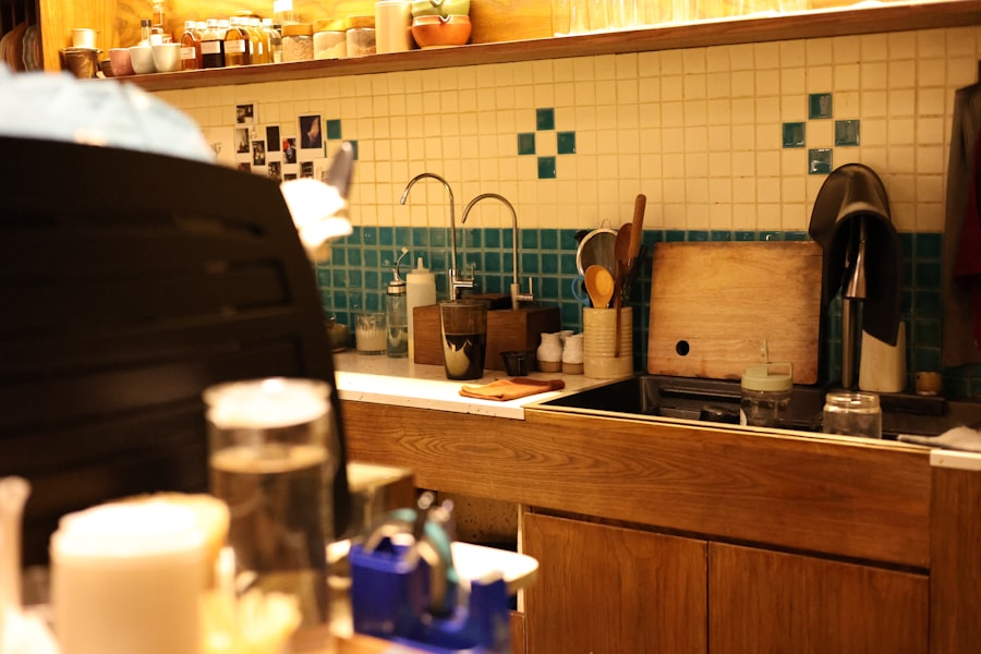 Cleaning Kitchen Counters
